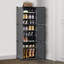 8 Pair Stackable Shoe Storage Cabinet