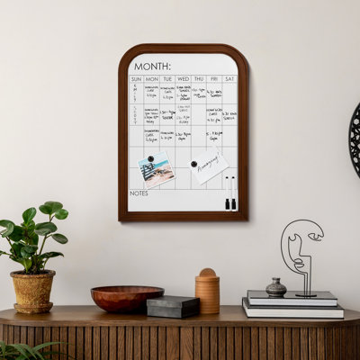 Bulletin Board Whiteboard Dry Erase Calendar for Wall