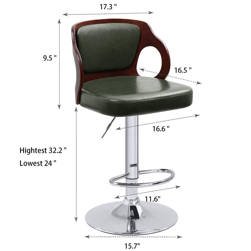 Tabouret Albinus, Vert, 1
