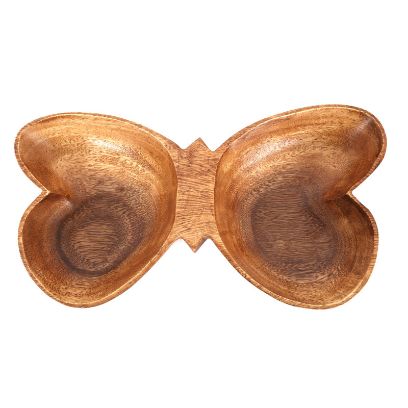 Alpen Home Perros Wood Divided Serving Dish