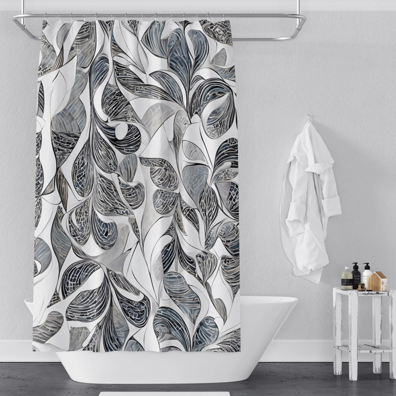Rideau de douche Deleo, H 72 po x l 70 po