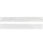 Chiara Isla Garniture de carrelage arrondi en porcelaine mate de 3 po x 24 po-84014585