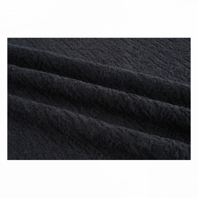Causeuse courbée en tissu chenille, sans assemblage