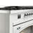 ILVE Nostalgie II Series 60 inch Dual Fuel Range with 9 Sealed Burners, Griddle (Glass Door)-98196764-98196798