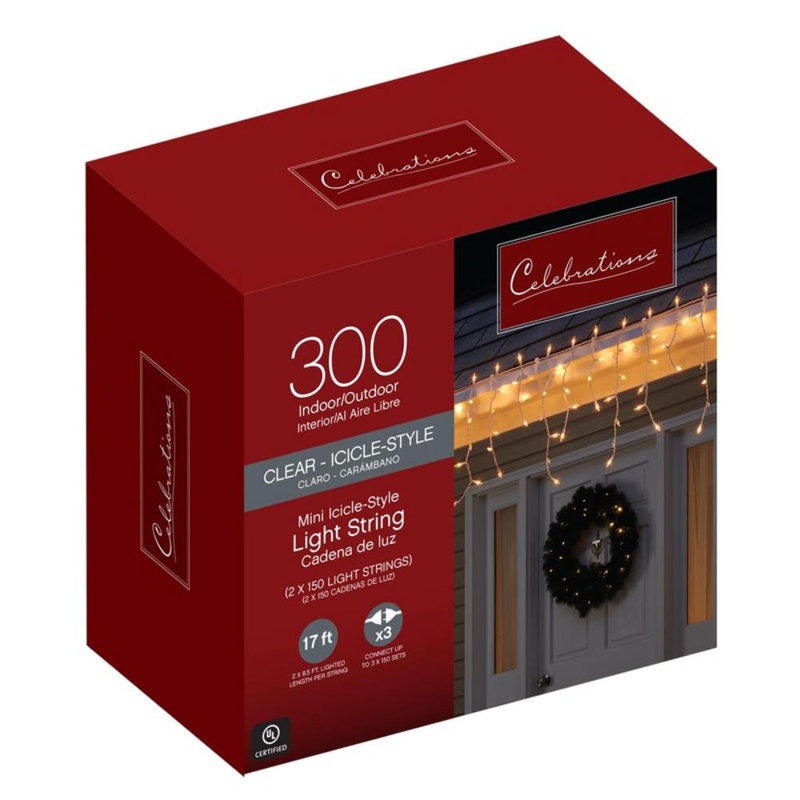 Éclairage pour glaçon 300 lumières incandescent