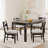 Upholstered Solid Wood Dining Chair-1611693213