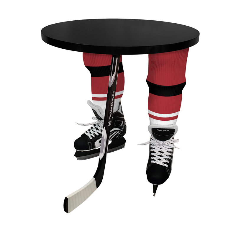 Table de bout à 3 pieds, Noir, Noir, Arizona Coyotes