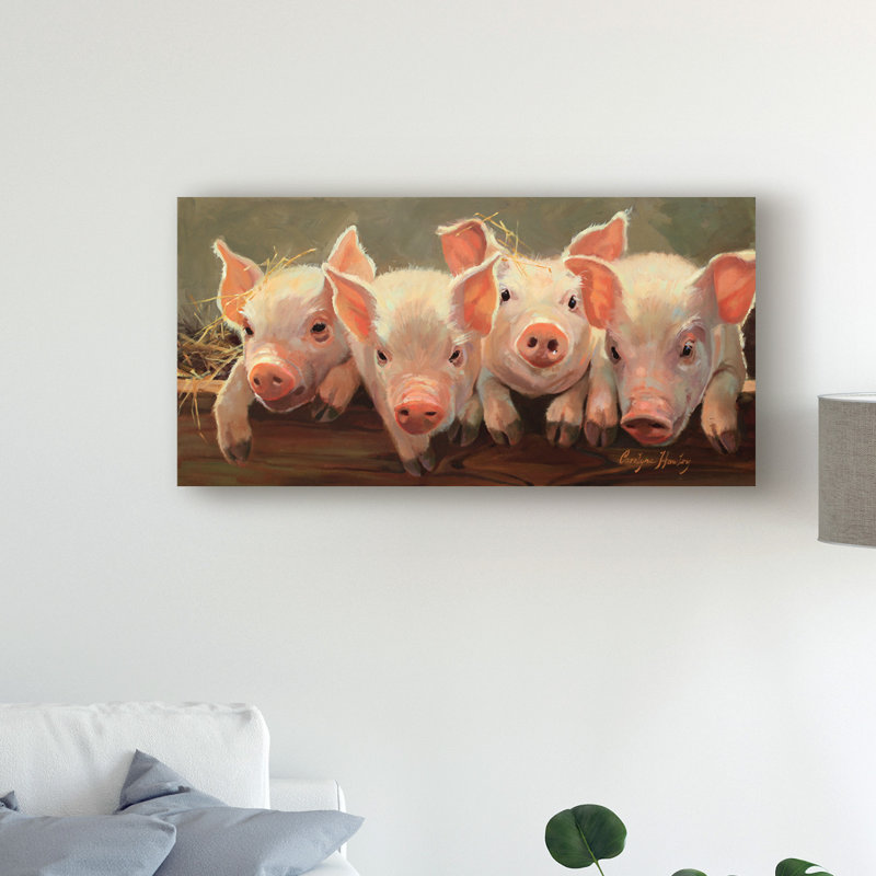 « the big press », reproduction sur toile tendue, H 10 po x l 19 po x P 2 po