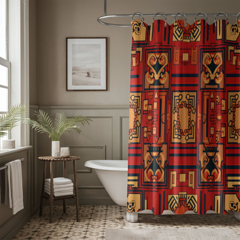 Traditional Art - Premium Shower Curtain, 74"H x 71"W
