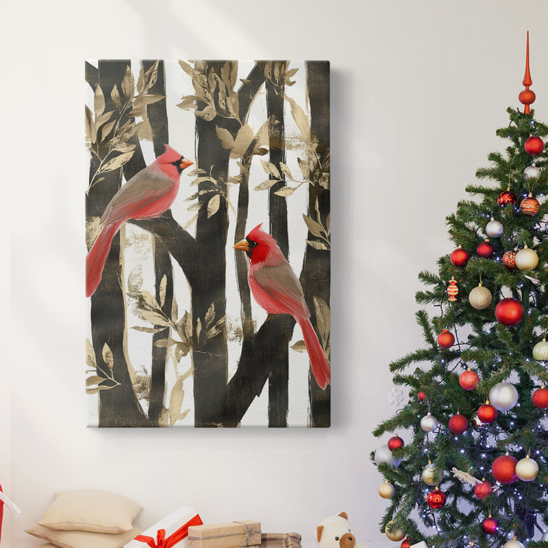 Art des Fêtes de Noël - CD sur toile tendue avec châssis