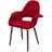 Robelmont Set of 2 Dining Chairs - Mid-Century Modern Upholstered Armchairs with Dark Wood Legs - Kitchen & Dining Room Accent Chairs-2113300284-2130653504