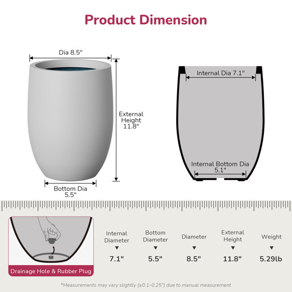 Dimensions du produit