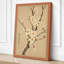 Plum Blossom Branch Japandi - Wrapped Canvas-75565425-75565426