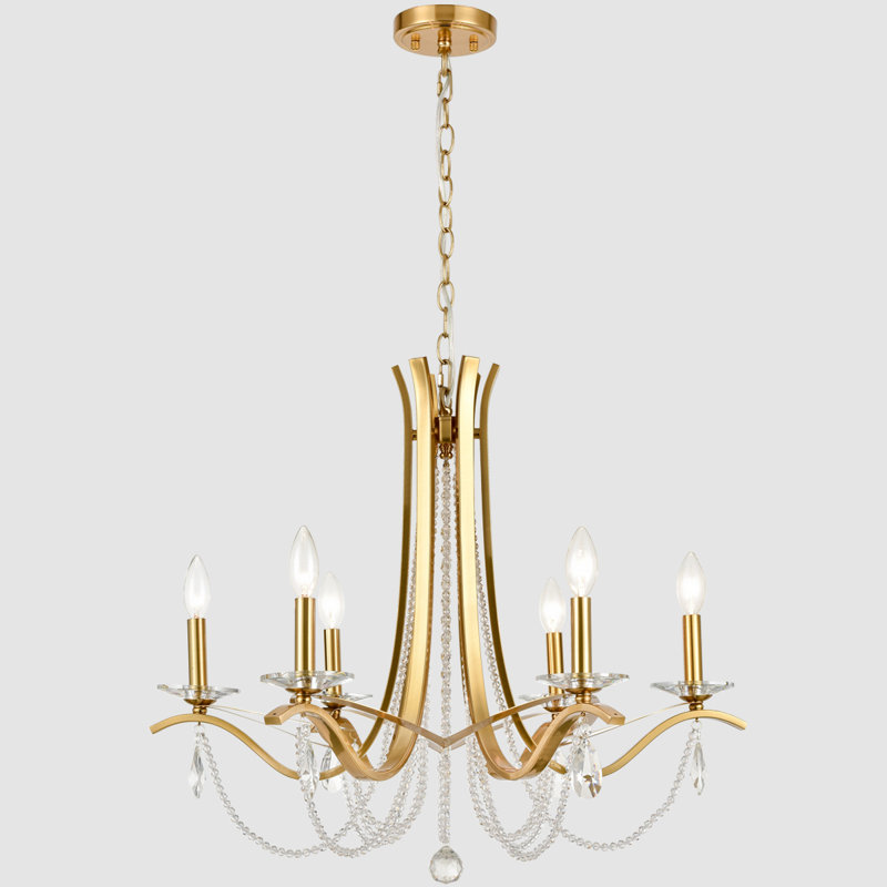Lustre empire 6 lumières Calzadillo