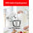 BCK Series Betty Crocker Stand Mixer, 3.7-qt Electric Mixer With 10 Speeds