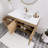41.73228'' Single Bathroom Vanity with Acrylic Top-50066962