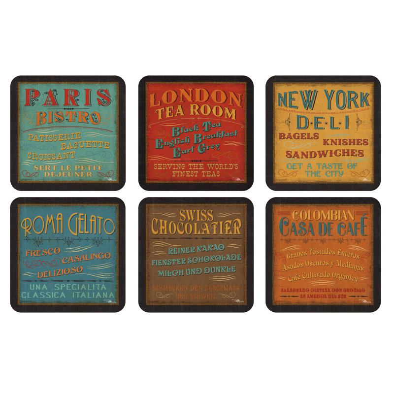 Portmeirion, Pimpernel, Coasters - Lunchtime