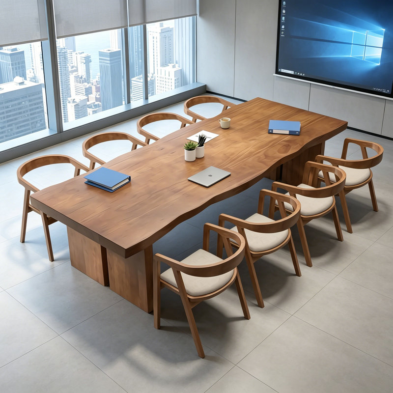 Tables de conférence Simple Wave, 29.5" H x 102.36" L x 39.4" D