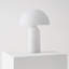 Venus Lampe de table moderne à DEL avec abat-jour à intensité variable en verre blanc