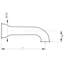 Arcana™ Wall Mounted Tub Spout Trim-54438596