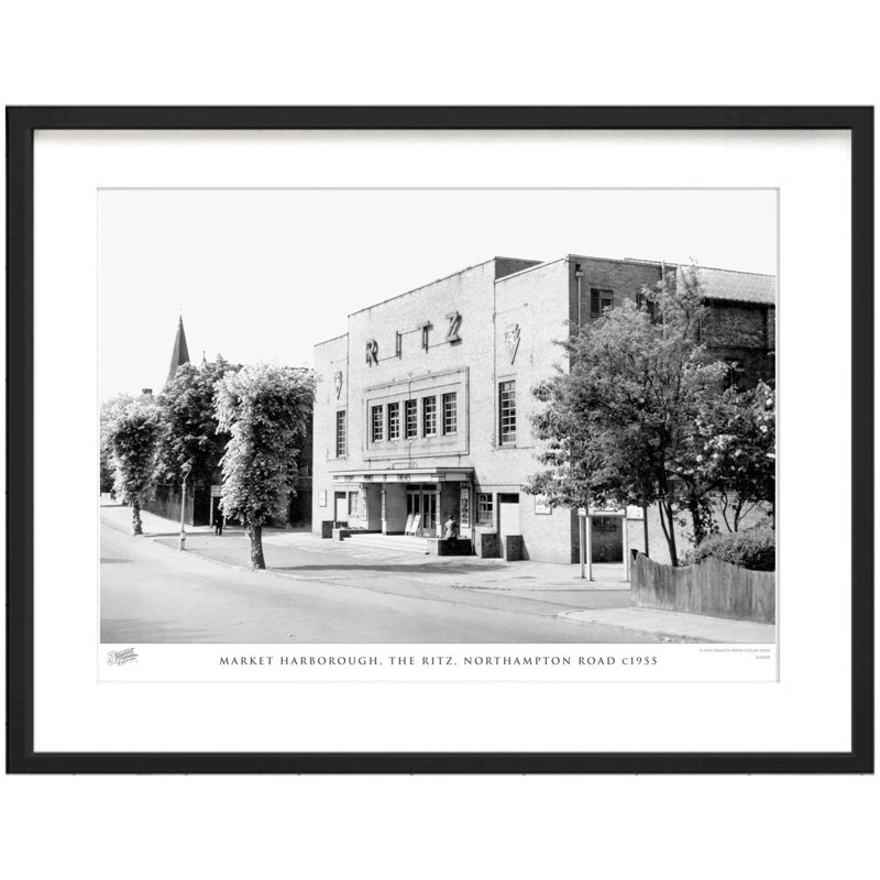 Market Harborough, The Ritz, Northampton Road C955 - Single Picture Frame Print, 63.3cm H x 83.5cm W x 2.3cm D