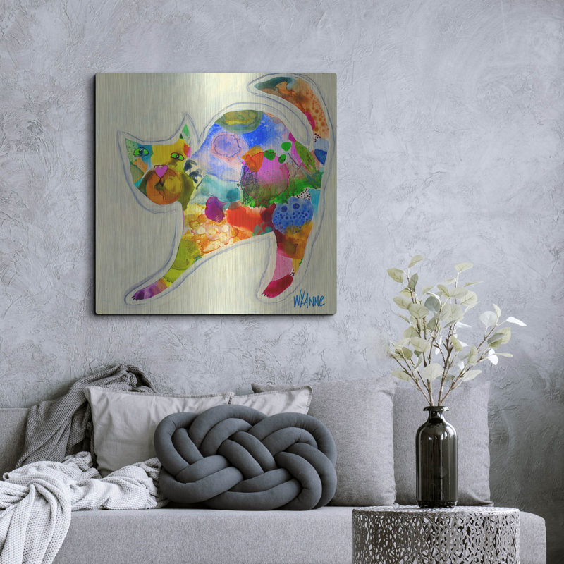 " Who Me " by Wyanne, 36" H x 36" W