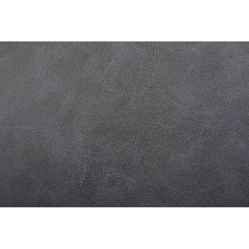 80.5'' Wide Faux Leather  Sofa, Dark Gray
