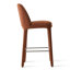 Tabouret de comptoir moderne entièrement rembourré en tissu de 26,5 pouces (ensemble de 3)-1915354671