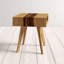 Table de bout en bois massif avec rangement Rabideau
