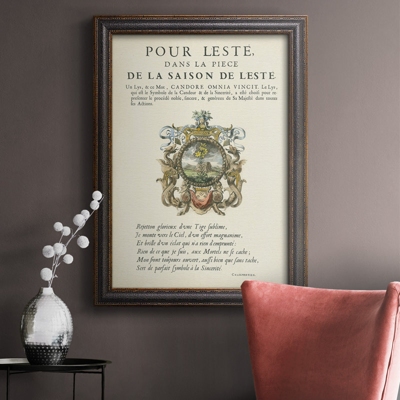 Ex-libris imprimé sur toile encadré de qualité supérieure - prêt à accrocher, H 20 po x l 16 po x P 2,5 po