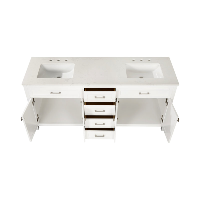 Meuble-lavabo pour meuble-lavabo, Blanc