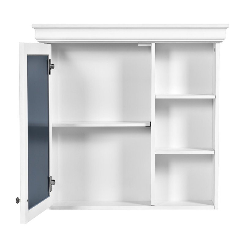 Pharmacie, armoire à miroir murale, Blanc