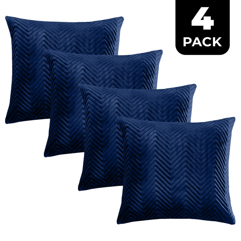 Square Scatter Cushion Cushion Cover, Navy