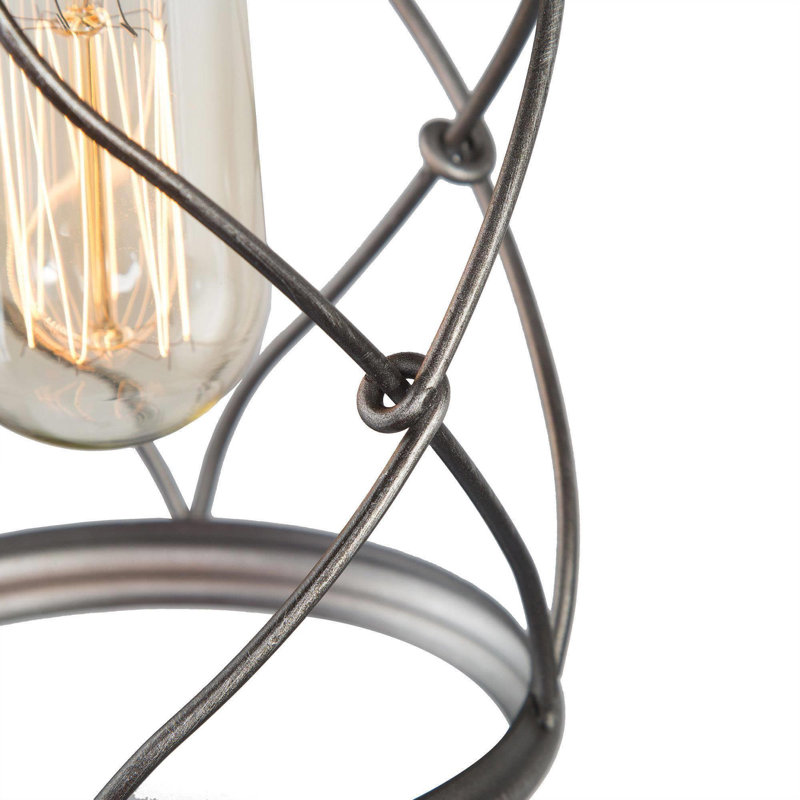 Hellwig 1 - Light Silver Single Pendant