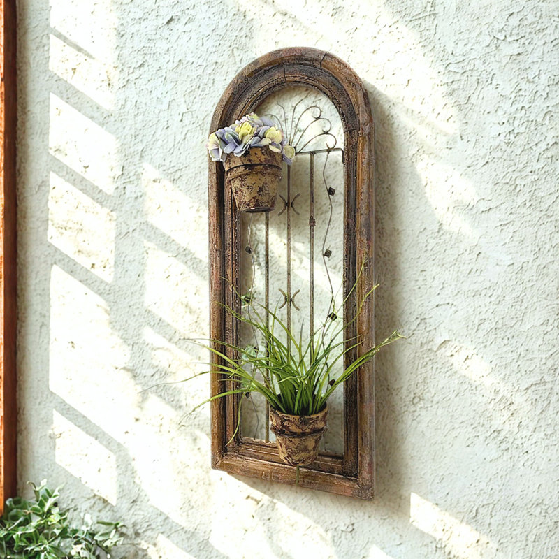 Pot à fleurs suspendu Rustic, Bronze vieilli