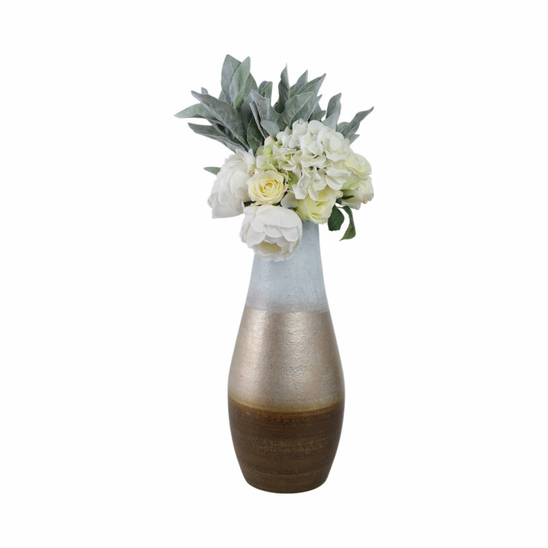 Handmade Glass Table Vase, 18" H x 8" W x 8" D