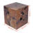 Bohl vidaXL Solid Teak Wood Stool, Versatile Footrest/Side Table, 15.7" x 15.7" x 17.7"