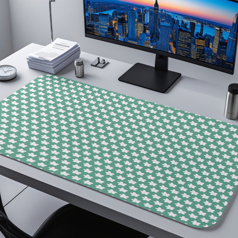 Polyester Desk Pad, 14.4x12.1