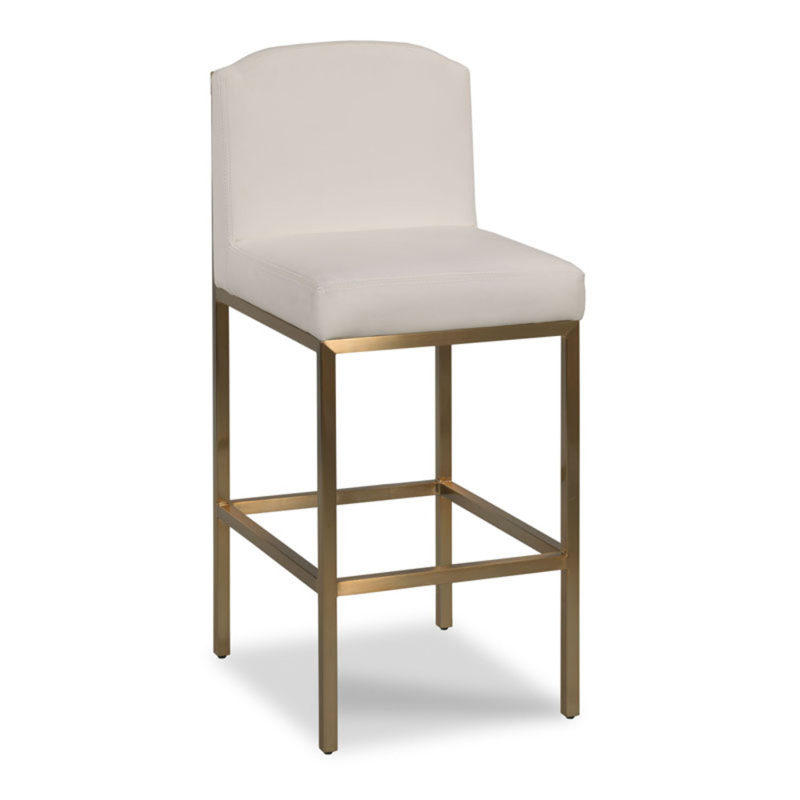 Tabouret Venice, Doré, Tabouret de bar (siège d'une hauteur de 30,5 po)