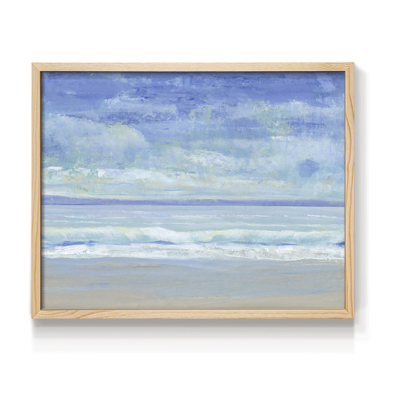 «Rolling Surf II», reproduction encadrée, H 8 po x l 10 po, Naturel