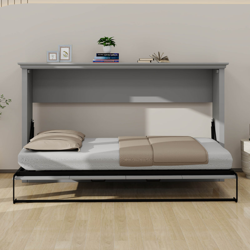 Lit simple escamotable, armoire escamotable en bois, peut être plié en armoire