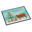 Tapis d’extérieur antidérapant de noël ankole-watusu cow Scotland-38457174