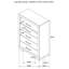 Commode de chambre 5 tiroirs Polk