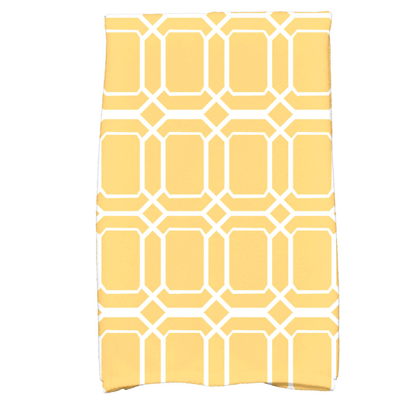 Serviette de bain Synthia, Jaune
