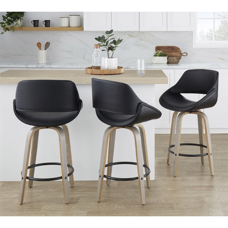 Tabouret de bar 26 po Mid-Century