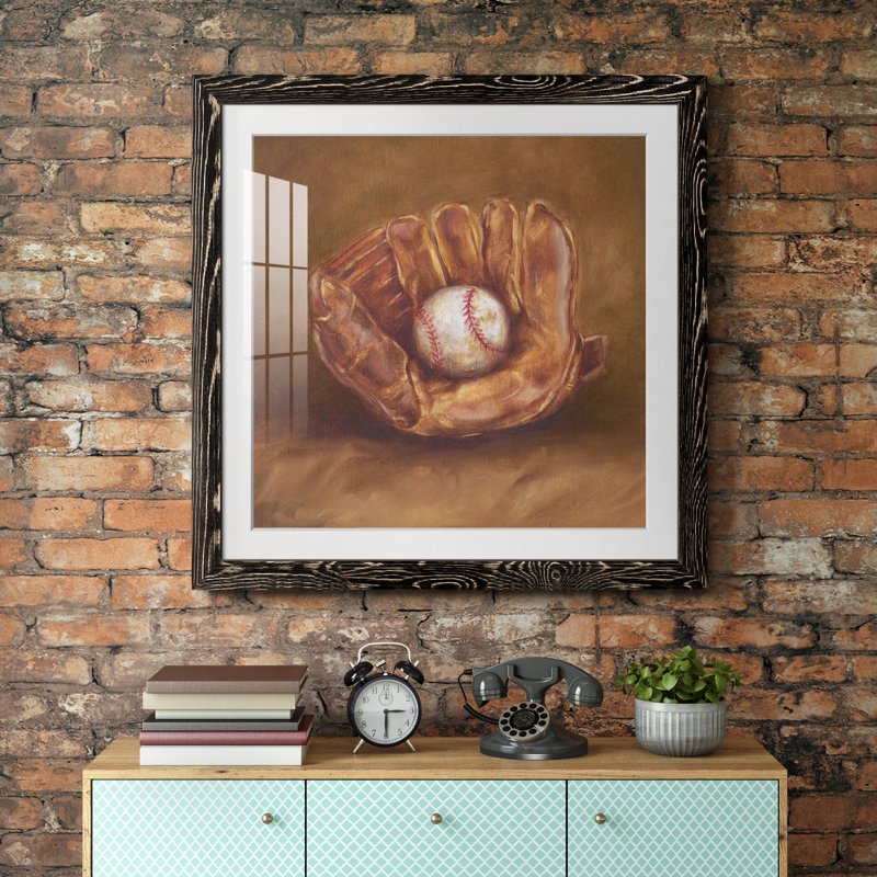 «Rustic Sports III», reproduction encadrée de qualité supérieure - prête à être accrochée, H 26,5 po x l 26,5 po x P 1,5 po
