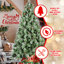 Arbre de Noël 5 pi avec 51 pommes de pin - 694 pointes-1124297123