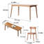 Table rectangulaire en bois massif domestique simple-1588660063-1588660058