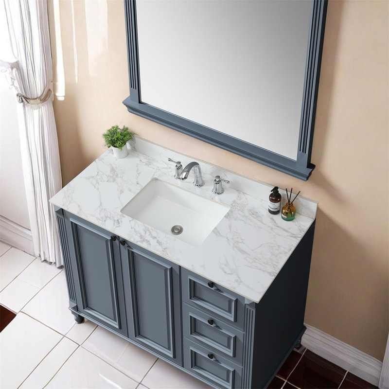Undermount Rectangular Ceramic Sink
