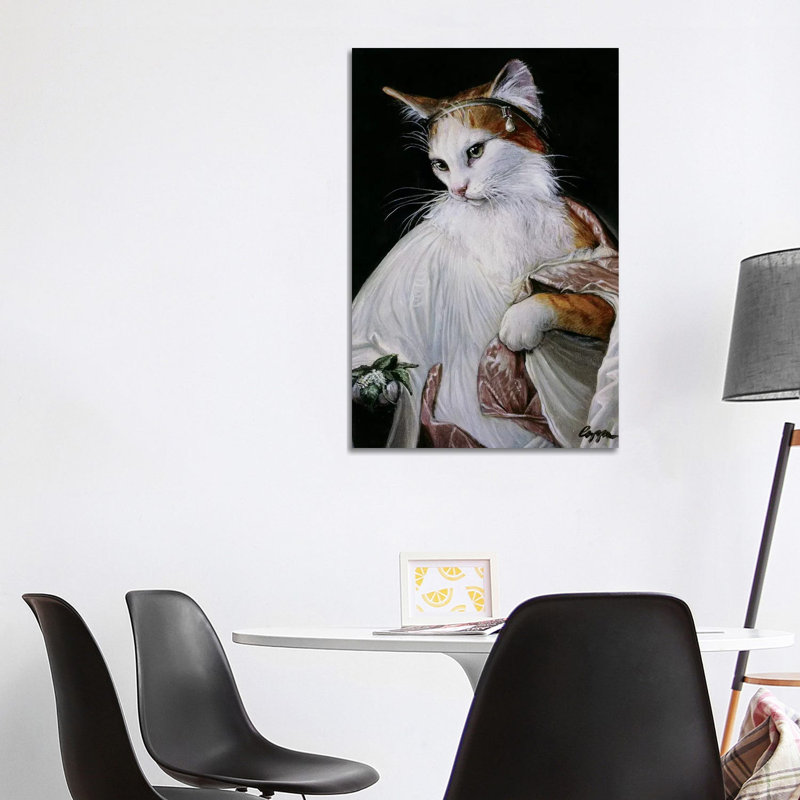 Catnip Bearer by Melinda Copper - Wrapped Canvas Painting, 101.6 cm H x 66.04 cm W x 1.91 cm D